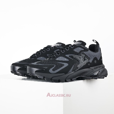 Buy Louis Vuitton LV Runner Tatic Sneaker Black Grey Black 1A9UNT Quality Reps Replicas Shoes