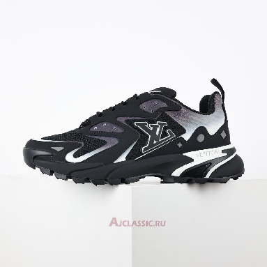 Buy Louis Vuitton LV Runner Tatic Sneaker Black White Black 1ACG7X Quality Reps Replicas Shoes