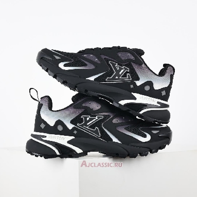 Buy Louis Vuitton LV Runner Tatic Sneaker Black White Black 1ACG7X Quality Reps Replicas Shoes