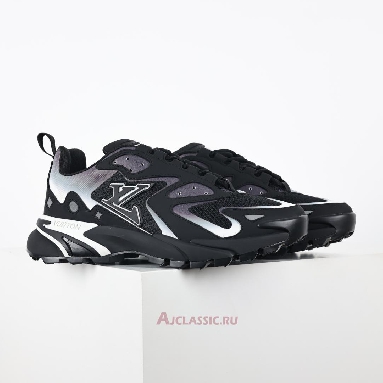 Buy Louis Vuitton LV Runner Tatic Sneaker Black White Black 1ACG7X Quality Reps Replicas Shoes