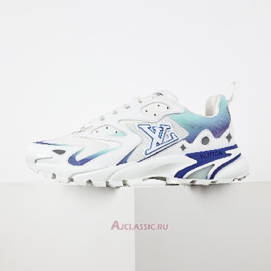 Buy Louis Vuitton LV Runner Tatic Sneaker White Blue White 1ACF13 Quality Reps Replicas Shoes