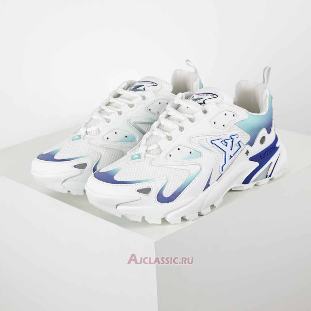 New Louis Vuitton LV Runner Tatic Sneaker "White Blue" 1ACF13 Shoes