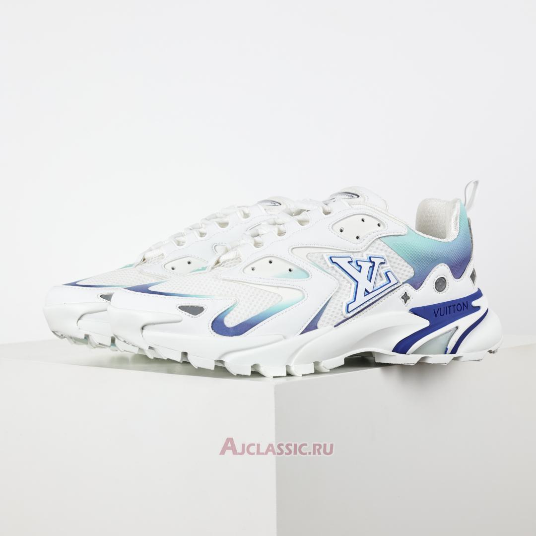 New Louis Vuitton LV Runner Tatic Sneaker "White Blue" 1ACF13 Shoes