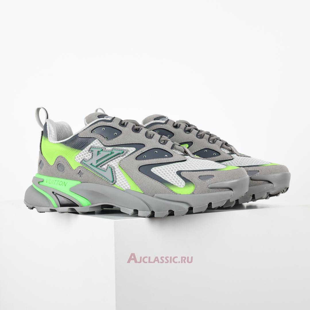 New Louis Vuitton LV Runner Tatic Sneaker "Grey Neon Green" 1ABLZ5 Shoes