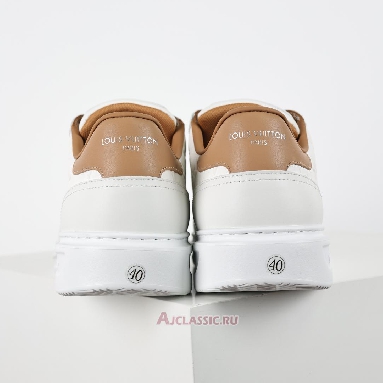 Buy Louis Vuitton LV Beverly Hills White Brown Monogram Embossed White 1A8V3H Quality Reps Replicas Shoes