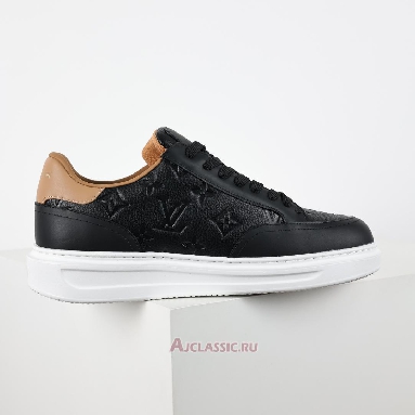 Buy Louis Vuitton LV Beverly Hills Sneaker Black Brown Monogram Embossed Black 1A8V45 Quality Reps Replicas Shoes