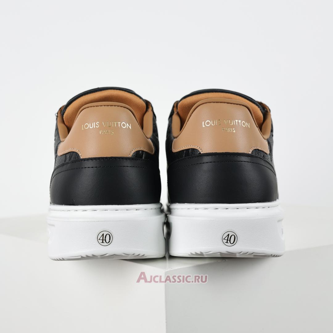 New Louis Vuitton LV Beverly Hills Sneaker "Black Brown Monogram Embossed" 1A8V45 Shoes