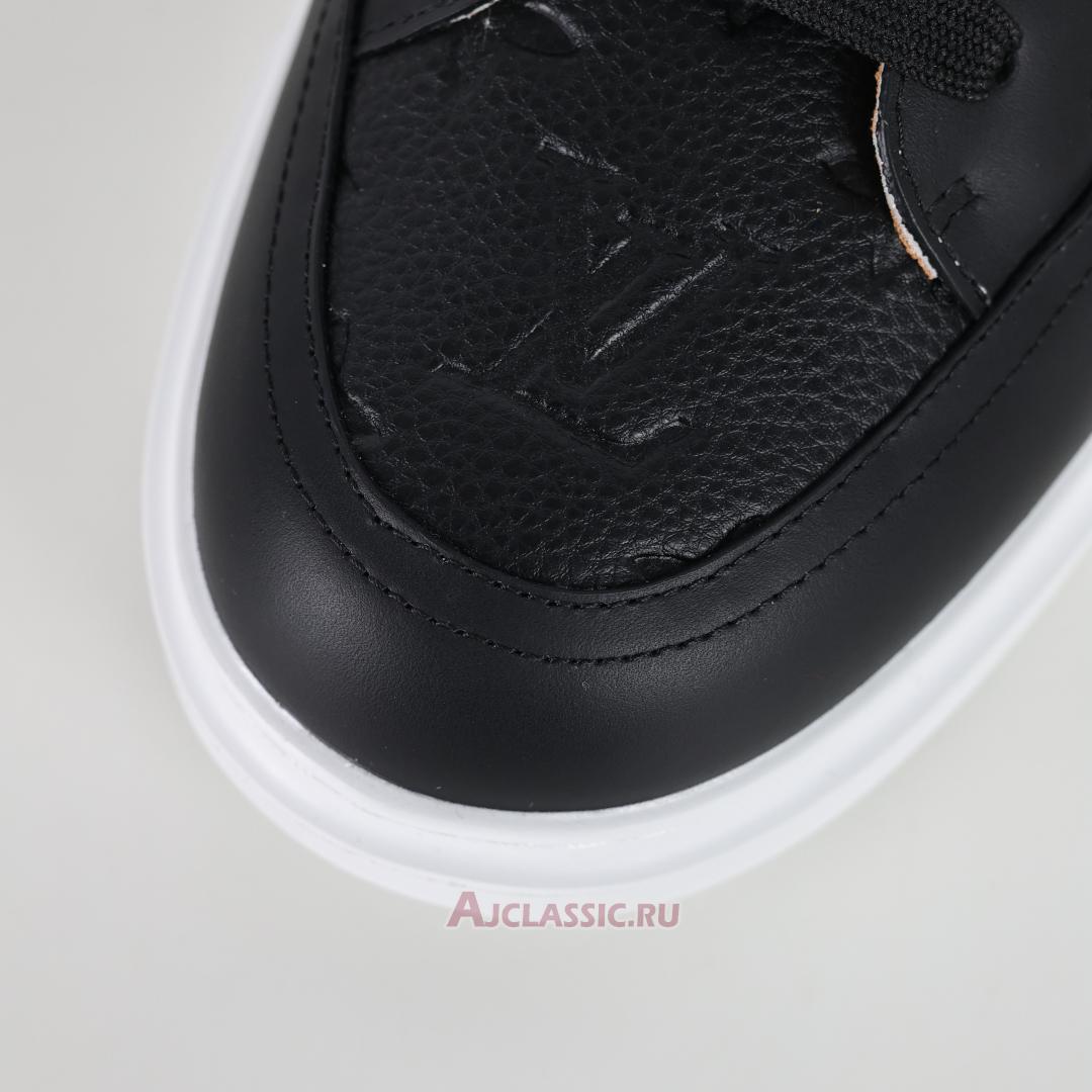 New Louis Vuitton LV Beverly Hills Sneaker "Black Brown Monogram Embossed" 1A8V45 Shoes