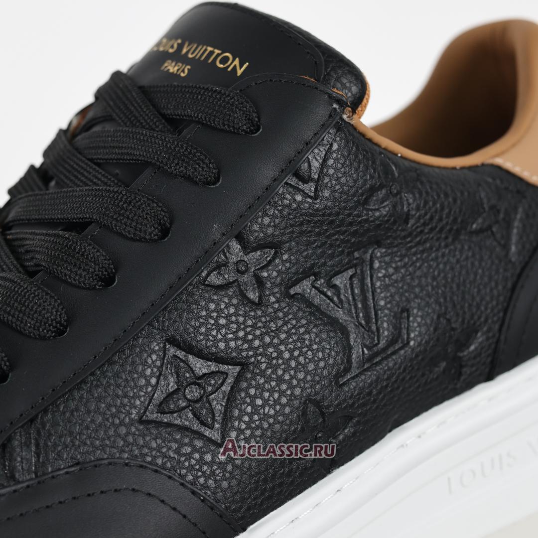 New Louis Vuitton LV Beverly Hills Sneaker "Black Brown Monogram Embossed" 1A8V45 Shoes