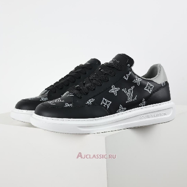 Buy Louis Vuitton LV Beverly Hills Sneaker Black Grey Monogram Black 1ABMD1 Quality Reps Replicas Shoes