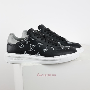 Buy Louis Vuitton LV Beverly Hills Sneaker Black Grey Monogram Black 1ABMD1 Quality Reps Replicas Shoes