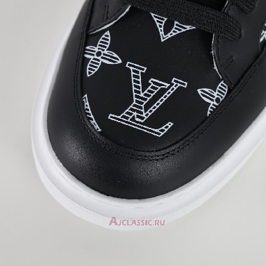 Buy Louis Vuitton LV Beverly Hills Sneaker Black Grey Monogram Black 1ABMD1 Quality Reps Replicas Shoes