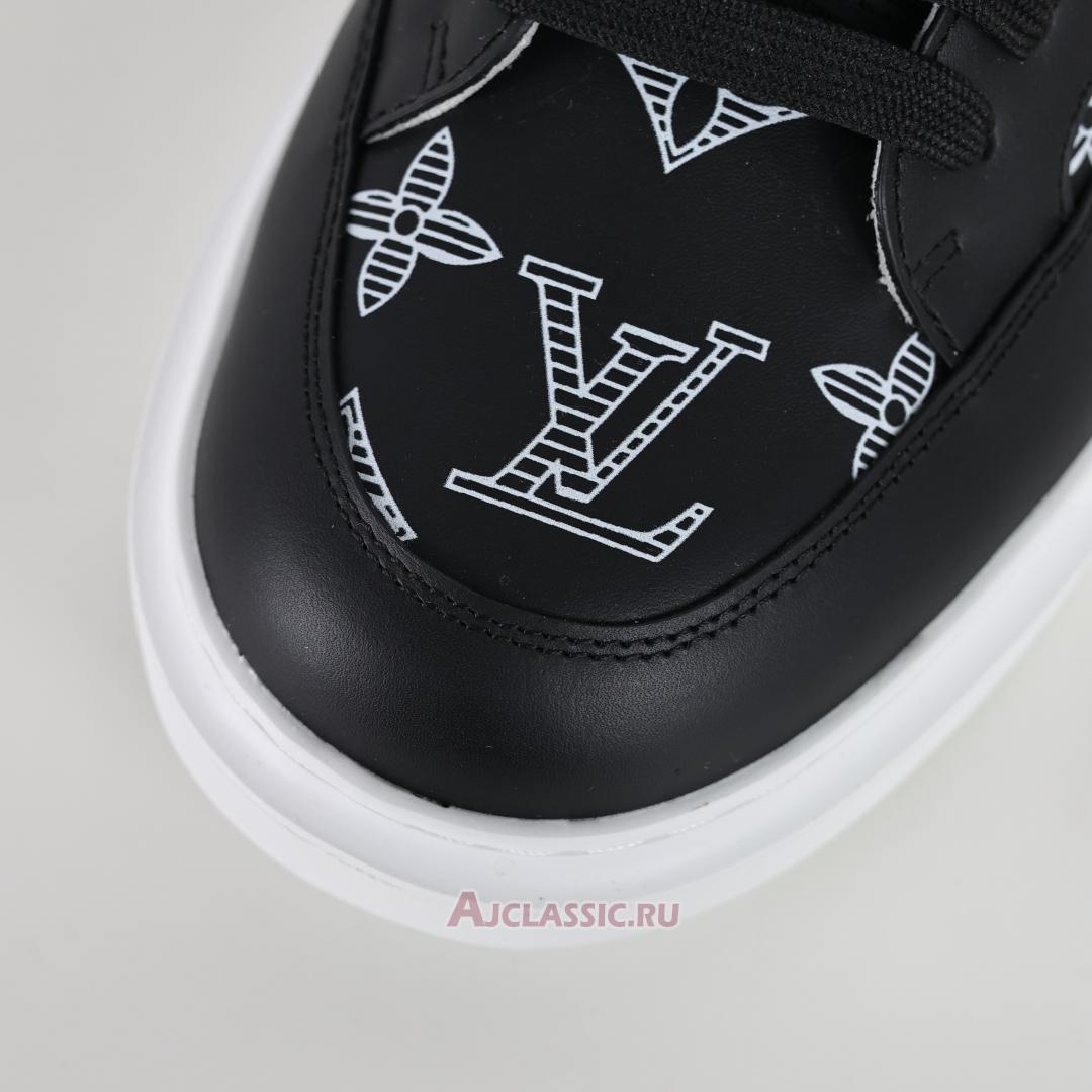 New Louis Vuitton LV Beverly Hills Sneaker "Black Grey Monogram" 1ABMD1 Shoes