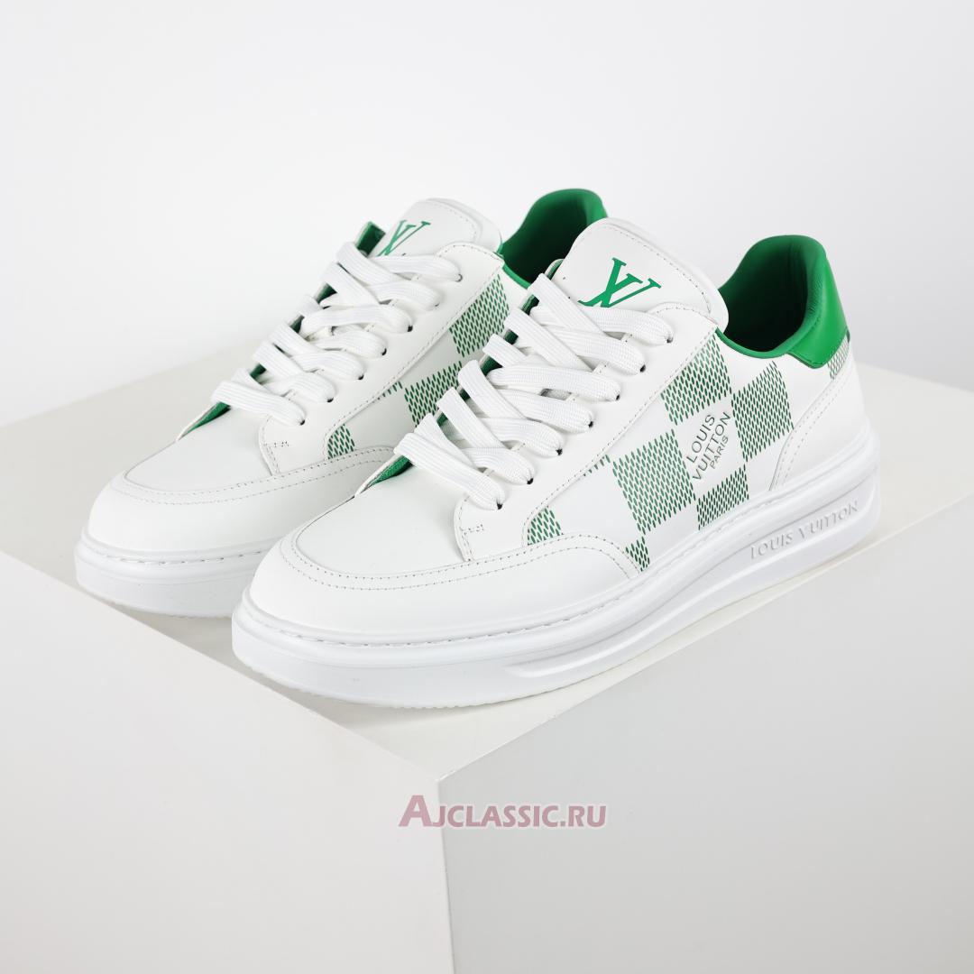 New Louis Vuitton LV Beverly Hills Sneaker "White Green" 1ACEZA Shoes