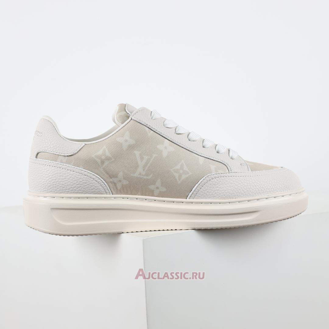 New Louis Vuitton LV Beverly Hills Sneaker "Beige Monogram" 1ACQMG Shoes