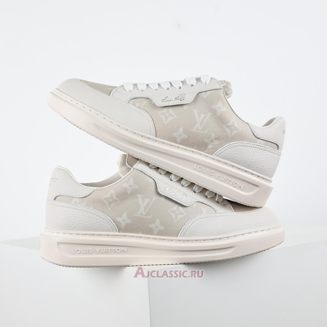 New Louis Vuitton LV Beverly Hills Sneaker "Beige Monogram" 1ACQMG Shoes