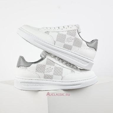 Buy Louis Vuitton LV Beverly Hills Sneaker White Grey Grey 1ACEYQ Quality Reps Replicas Shoes