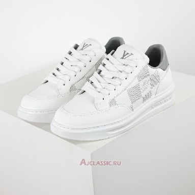Buy Louis Vuitton LV Beverly Hills Sneaker White Grey Grey 1ACEYQ Quality Reps Replicas Shoes