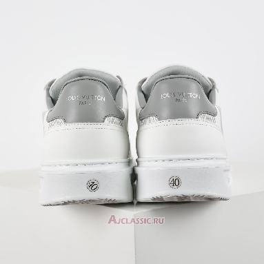 Buy Louis Vuitton LV Beverly Hills Sneaker White Grey Grey 1ACEYQ Quality Reps Replicas Shoes