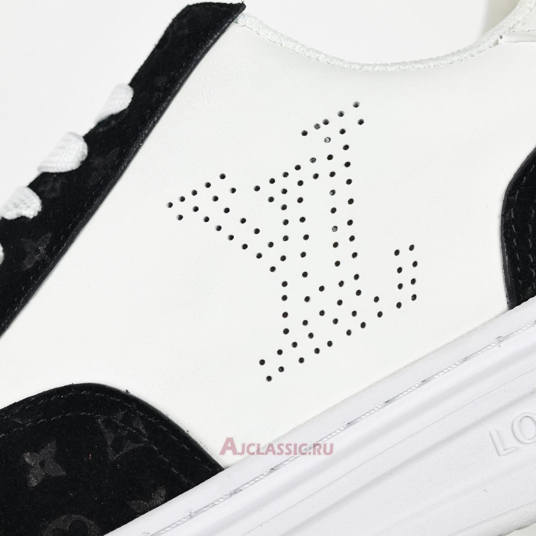 New Louis Vuitton LV Beverly Hills Sneaker Suede "Black White Monogram Embossed" 1ACQL0-2 Shoes