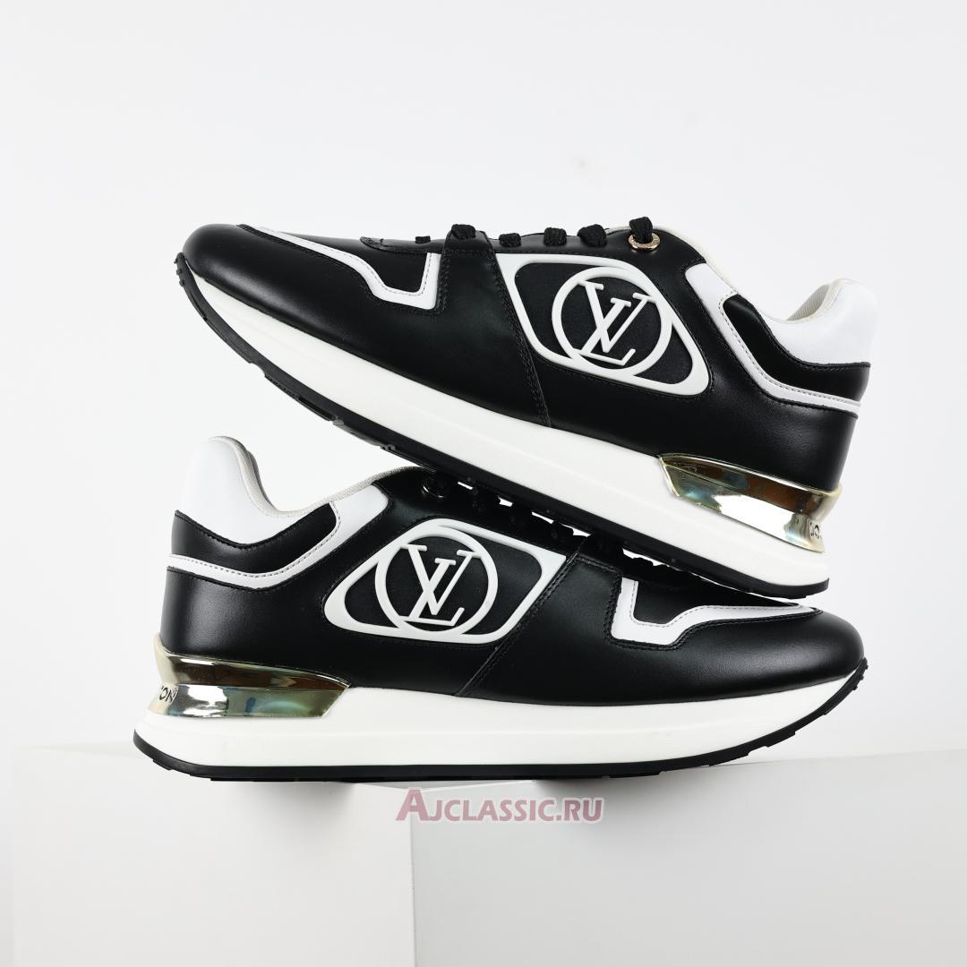 New Louis Vuitton LV Neo Run Away Sneaker "Black White" 1ACGLK Shoes