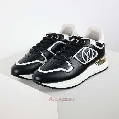 Buy Louis Vuitton LV Neo Run Away Sneaker Black White Black 1ACGLK Quality Reps Replicas Shoes
