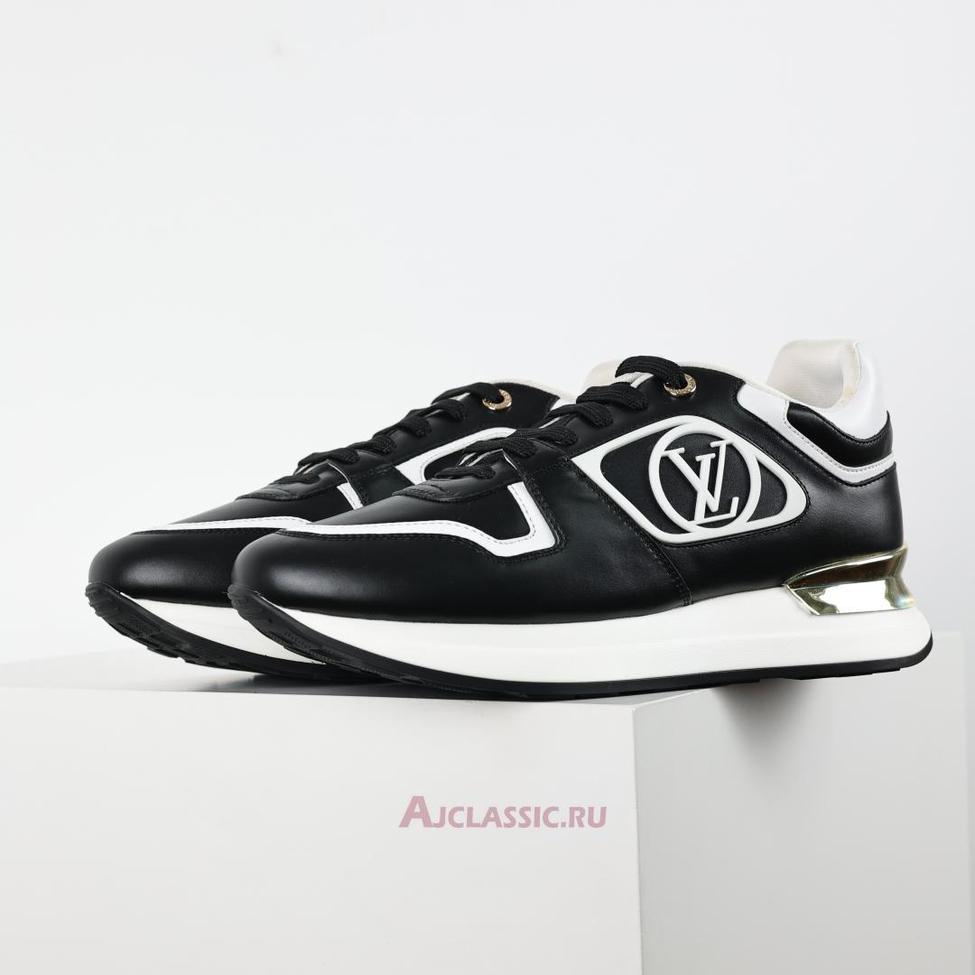 New Louis Vuitton LV Neo Run Away Sneaker "Black White" 1ACGLK Shoes