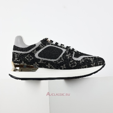 Buy Louis Vuitton LV Neo Run Away Sneaker Black Grey Monogram Black 1ACKUR Quality Reps Replicas Shoes