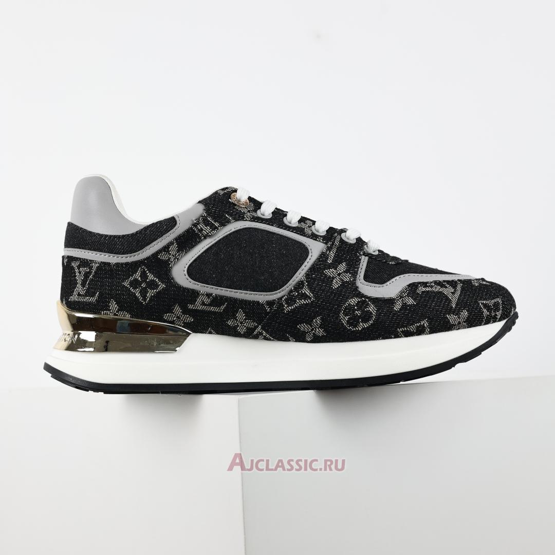 New Louis Vuitton LV Neo Run Away Sneaker "Black Grey Monogram" 1ACKUR Shoes
