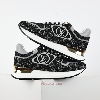 Buy Louis Vuitton LV Neo Run Away Sneaker Black Grey Monogram Black 1ACKUR Quality Reps Replicas Shoes