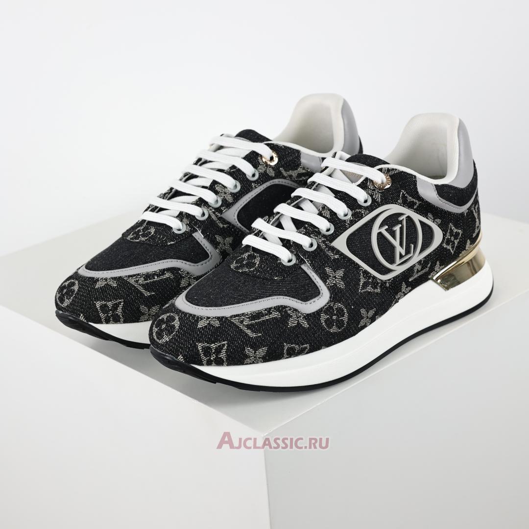 New Louis Vuitton LV Neo Run Away Sneaker "Black Grey Monogram" 1ACKUR Shoes