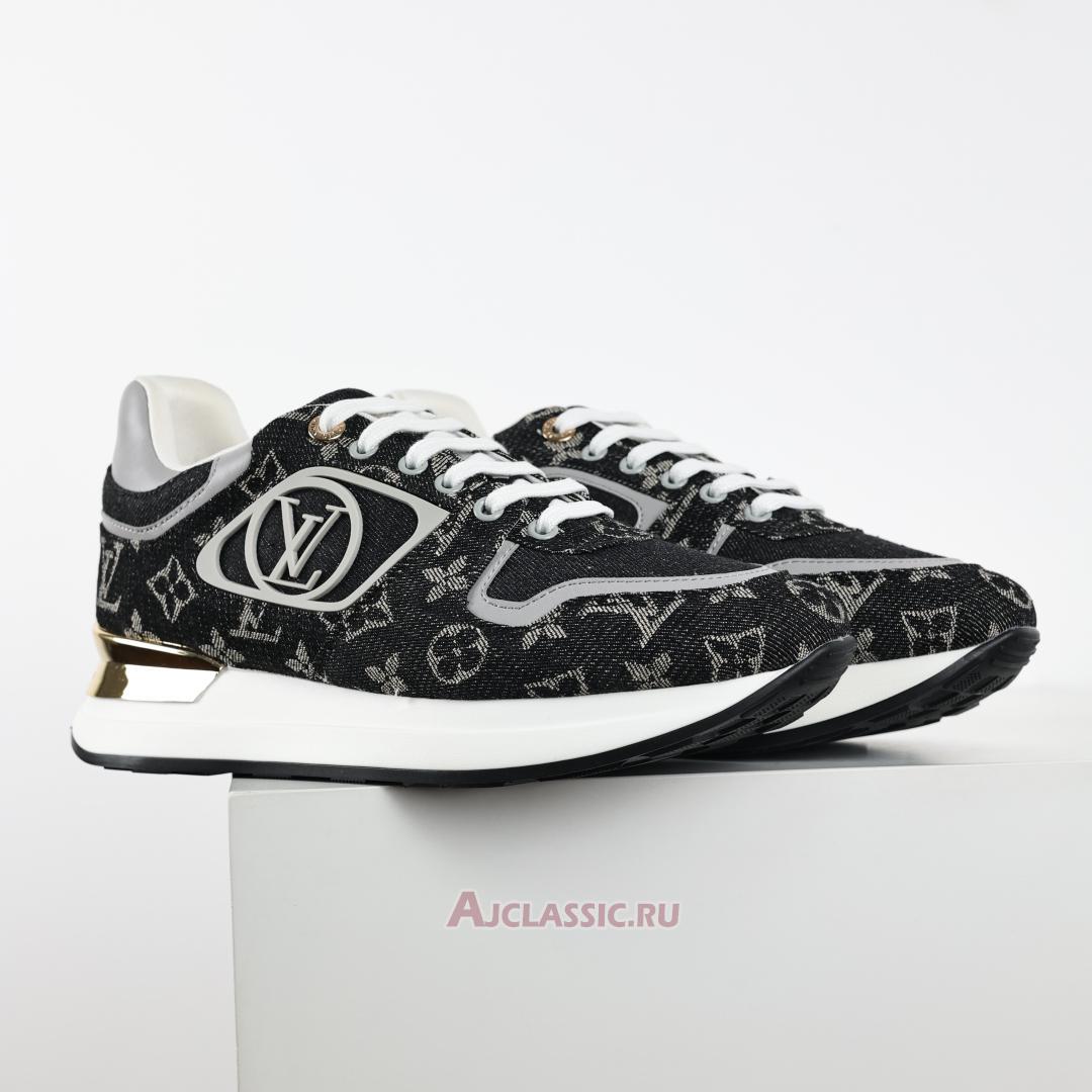New Louis Vuitton LV Neo Run Away Sneaker "Black Grey Monogram" 1ACKUR Shoes
