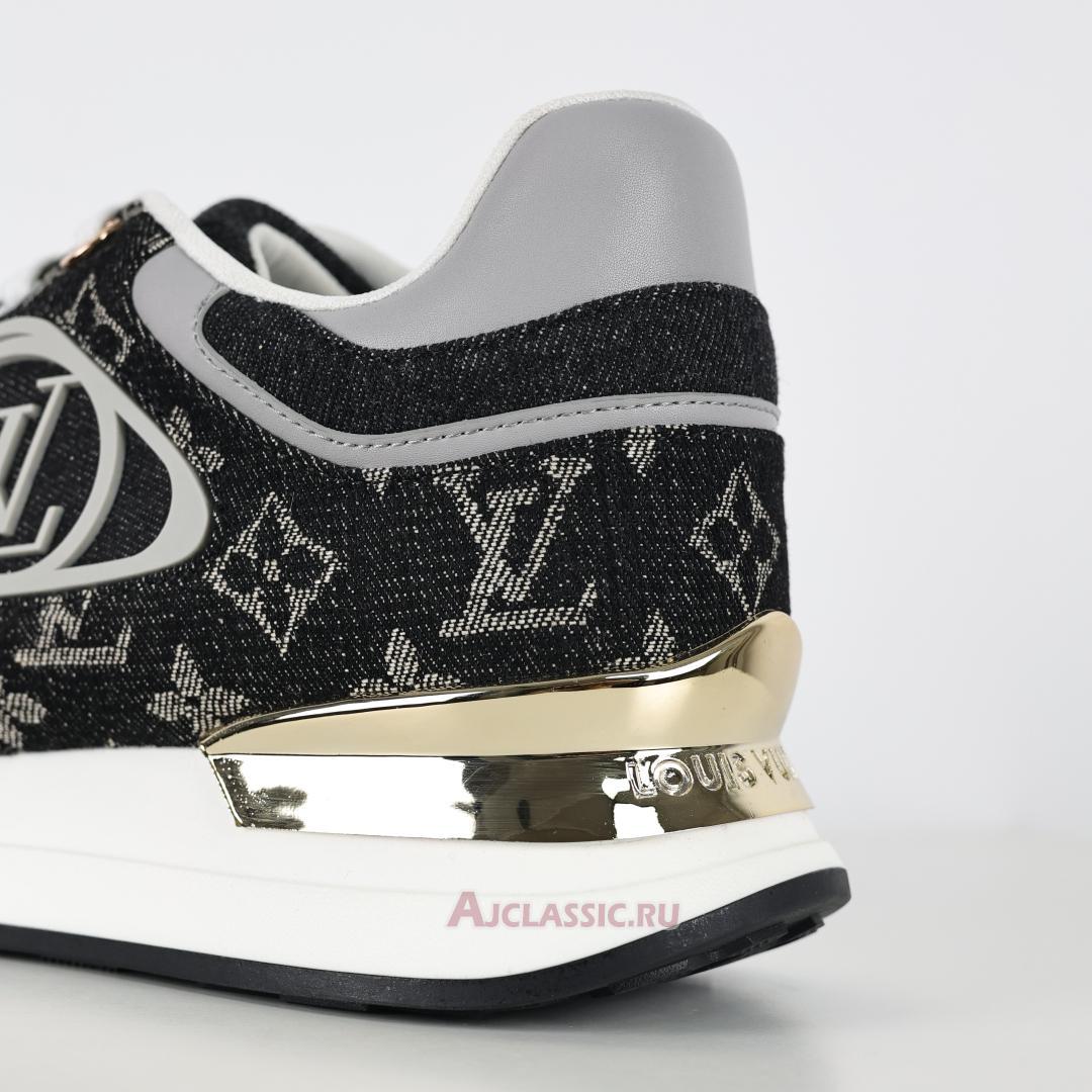 New Louis Vuitton LV Neo Run Away Sneaker "Black Grey Monogram" 1ACKUR Shoes