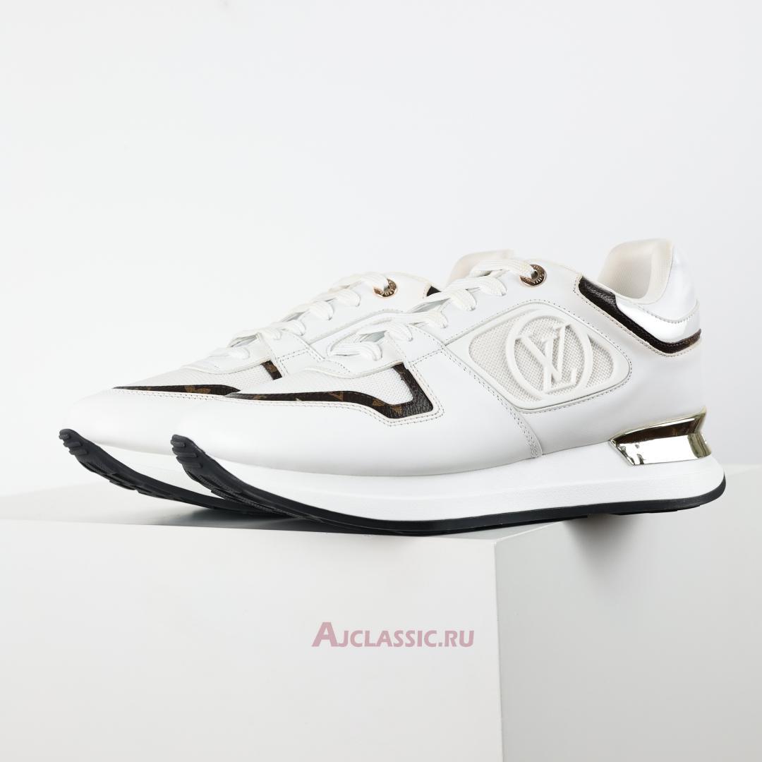 New Louis Vuitton LV Neo Run Away Sneaker "White Brown" 1ACPAH Shoes