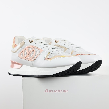 Buy Louis Vuitton LV Neo Run Away Sneaker White Pink Black Pink 1ACUGX Quality Reps Replicas Shoes