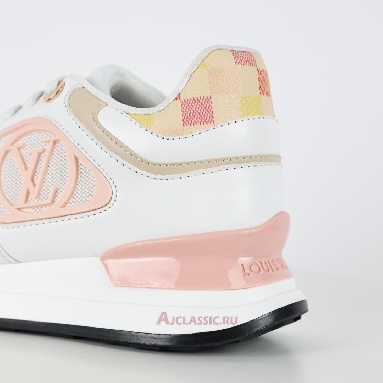 Buy Louis Vuitton LV Neo Run Away Sneaker White Pink Black Pink 1ACUGX Quality Reps Replicas Shoes