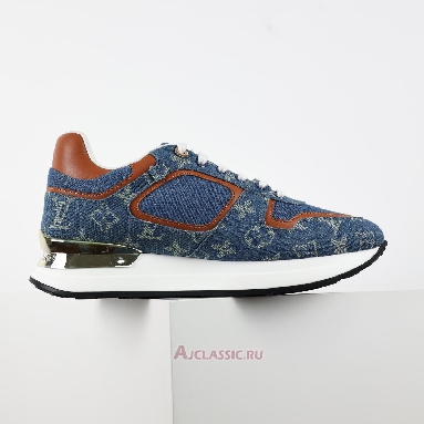 Buy Louis Vuitton LV Neo Run Away Sneaker Blue Denim Brown Blue 1ACHR1 Quality Reps Replicas Shoes