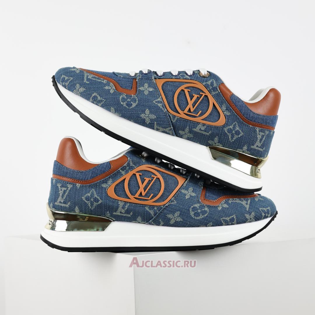 New Louis Vuitton LV Neo Run Away Sneaker "Blue Denim Brown" 1ACHR1 Shoes