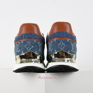 Buy Louis Vuitton LV Neo Run Away Sneaker Blue Denim Brown Blue 1ACHR1 Quality Reps Replicas Shoes