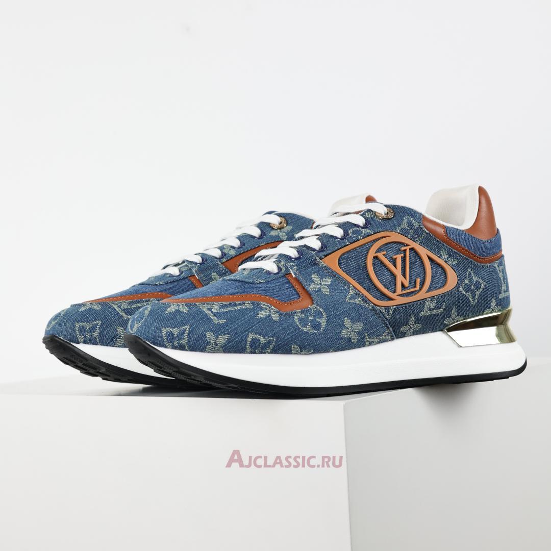 New Louis Vuitton LV Neo Run Away Sneaker "Blue Denim Brown" 1ACHR1 Shoes