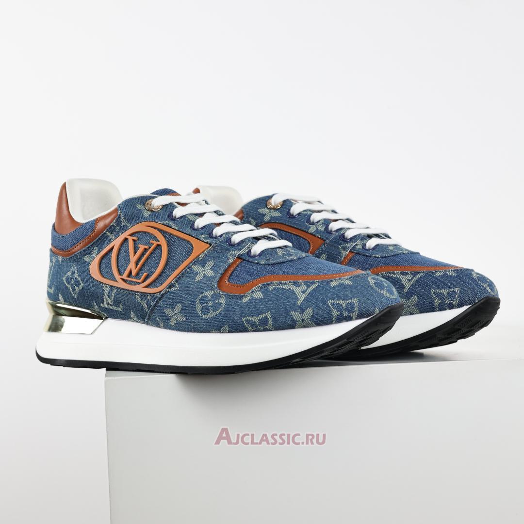 New Louis Vuitton LV Neo Run Away Sneaker "Blue Denim Brown" 1ACHR1 Shoes