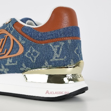 Buy Louis Vuitton LV Neo Run Away Sneaker Blue Denim Brown Blue 1ACHR1 Quality Reps Replicas Shoes