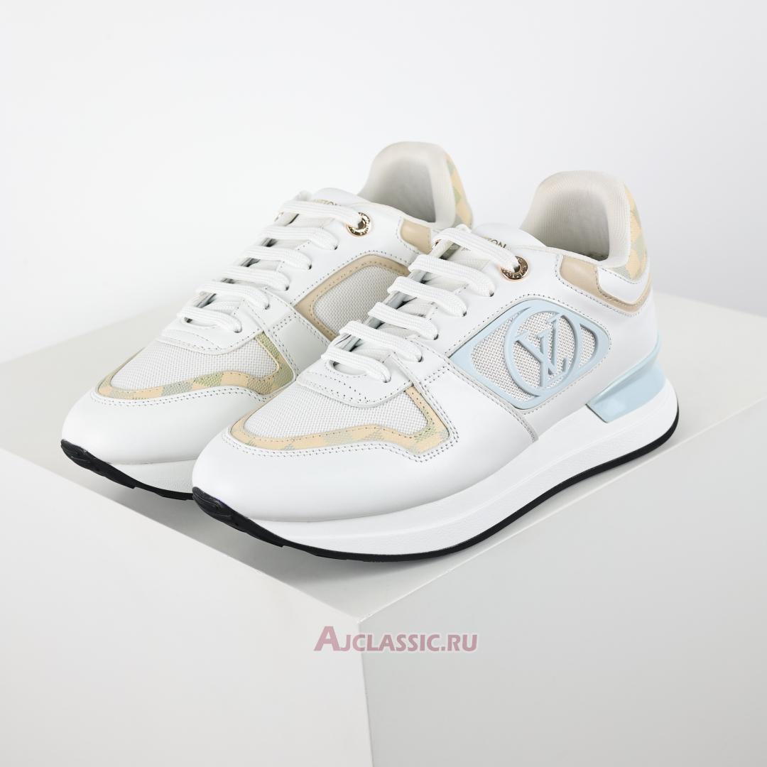 New Louis Vuitton LV Neo Run Away Sneaker "White Light Blue" 1ACUGD Shoes