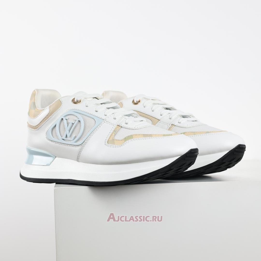 New Louis Vuitton LV Neo Run Away Sneaker "White Light Blue" 1ACUGD Shoes