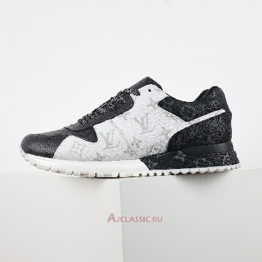 Buy Louis Vuitton LV Run Away Sneaker White Dark Gray Monogram Eclipse Grey 1A8UZN Quality Reps Replicas Shoes