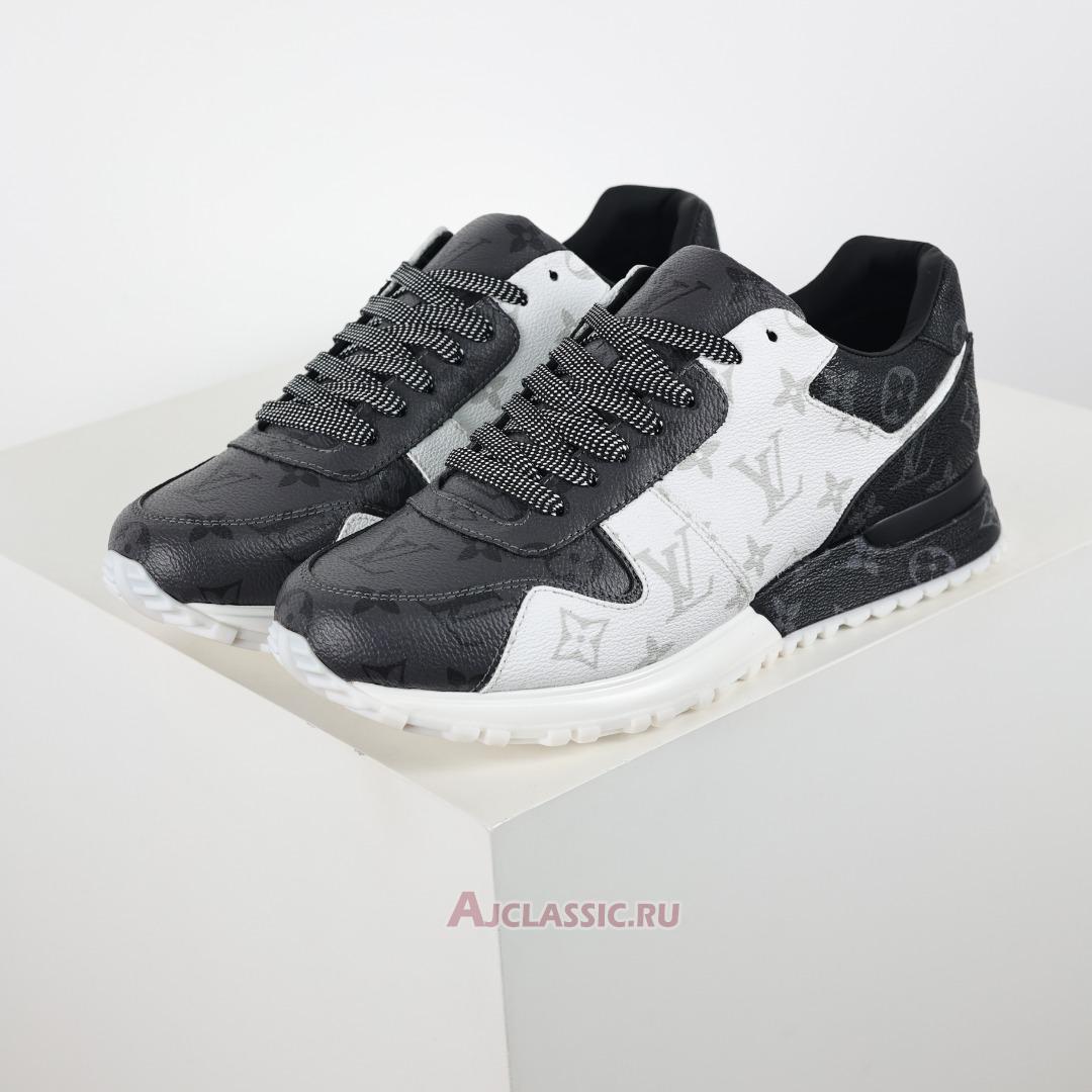 New Louis Vuitton LV Run Away Sneaker "White Dark Gray Monogram Eclipse" 1A8UZN Shoes