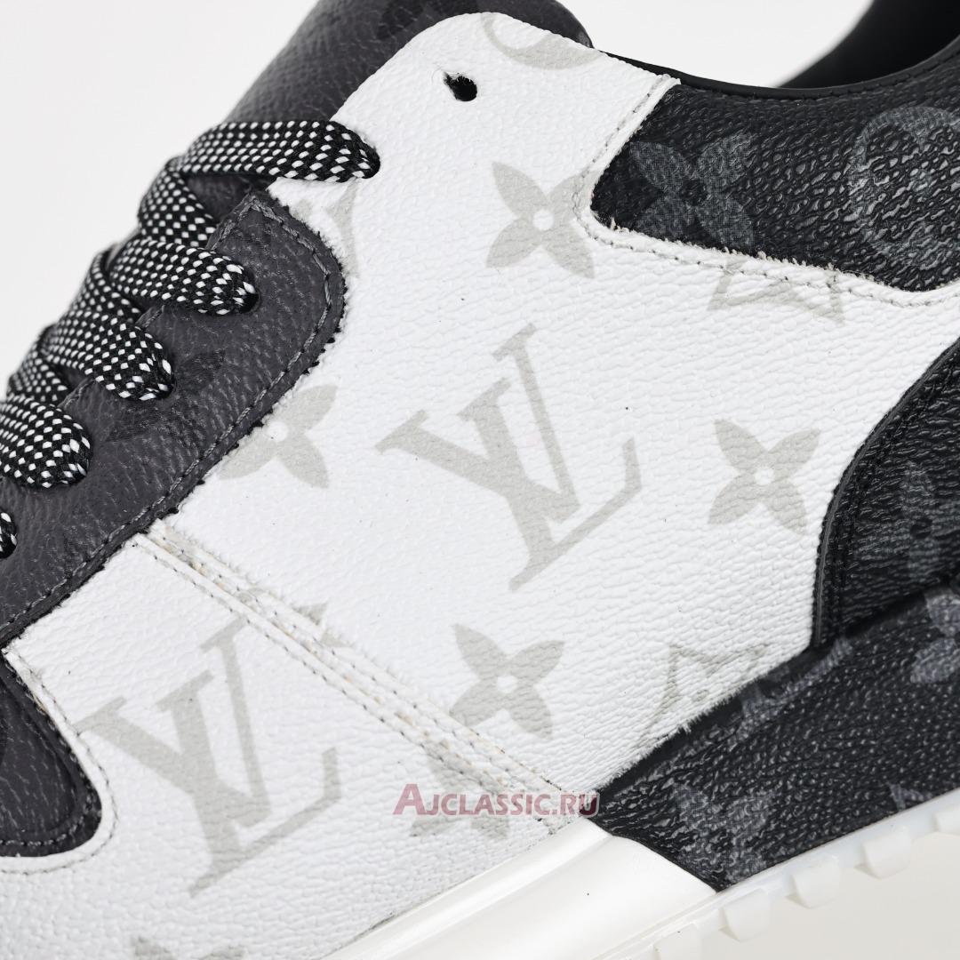New Louis Vuitton LV Run Away Sneaker "White Dark Gray Monogram Eclipse" 1A8UZN Shoes
