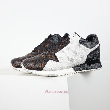 Buy Louis Vuitton LV Run Away Sneaker Tri-Color Brown 1A3N7W Quality Reps Replicas Shoes