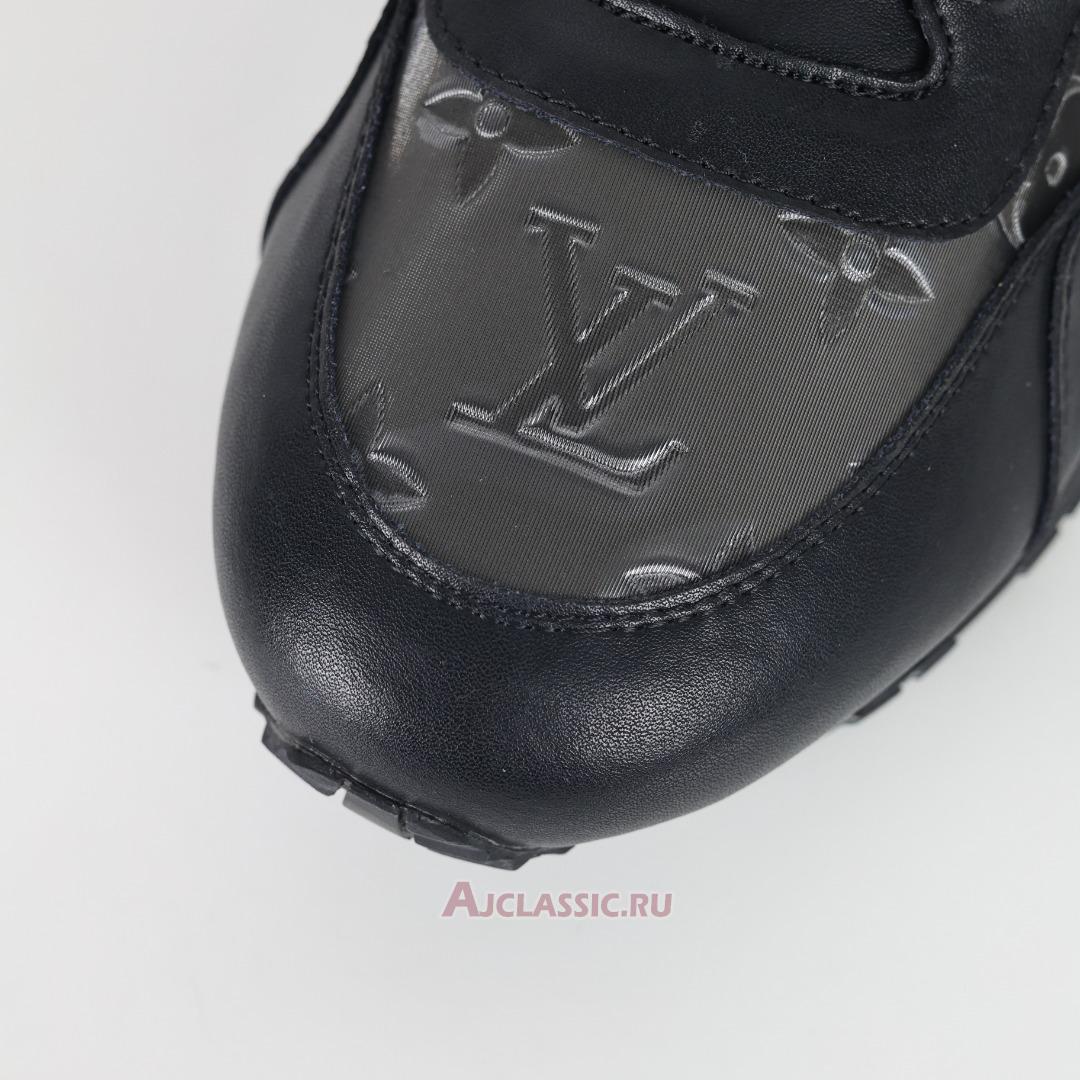 New Louis Vuitton LV Run Away Sneaker "Black Iridescent" 1A8KJG Shoes