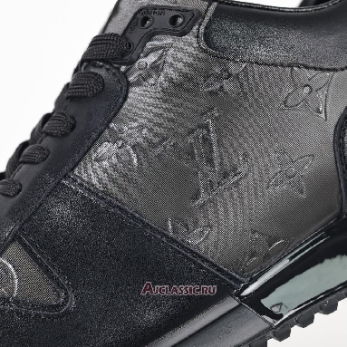 Buy Louis Vuitton LV Run Away Sneaker Black Iridescent Black 1A8KJG Quality Reps Replicas Shoes